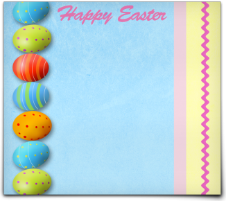 Easter egg border