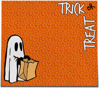Trick or treat ghost