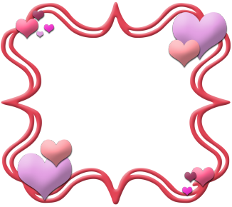 Frame with hearts
