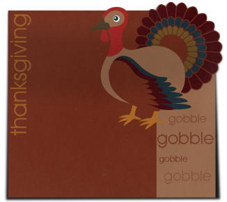 Thanksgiving gobble gobble