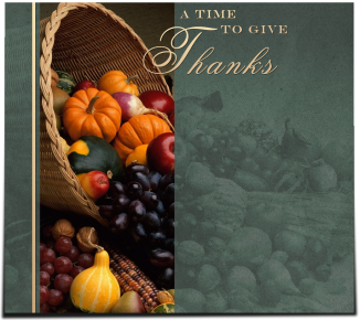 Time to give thanks
