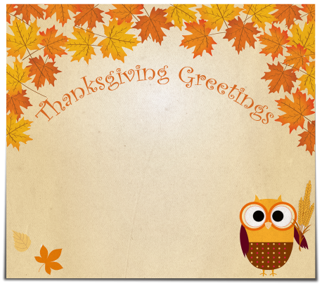 Thanksgiving owl